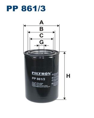 FILTRON PP 861/3 EAN: 5904608048615.