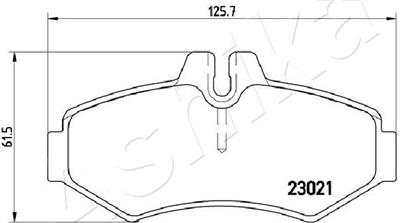 ASHIKA 51-00-0513 EAN: 8052553301471.