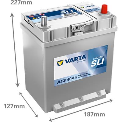 VARTA 540125033K262 Číslo výrobce: 540125033. EAN: 4016987167472.