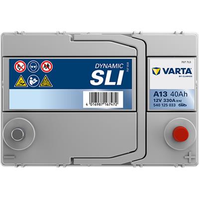 VARTA 540125033K262 Číslo výrobce: 540125033. EAN: 4016987167472.