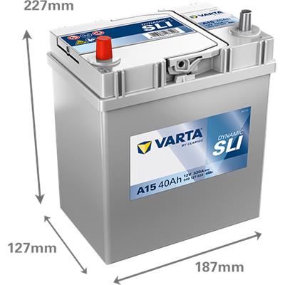 VARTA 540127033K262 Číslo výrobce: 540127033. EAN: 4016987167496.