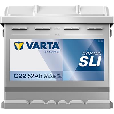 VARTA 552400047K262 Číslo výrobce: 552400047. EAN: 4016987167564.