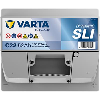VARTA 552400047K262 Číslo výrobce: 552400047. EAN: 4016987167564.