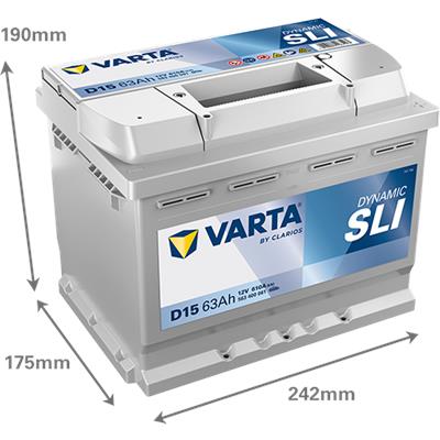 VARTA 563400061K262 Číslo výrobce: 563400061. EAN: 4016987167403.
