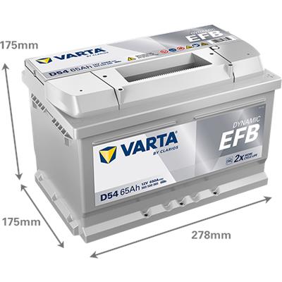 VARTA 565500065K262 Číslo výrobce: 565500065. EAN: 4016987167359.