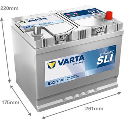 VARTA 570412063K262 Číslo výrobce: 570412063. EAN: 4016987167625.