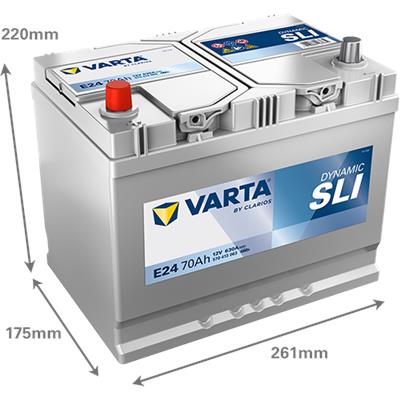 VARTA 570413063K262 Číslo výrobce: 570413063. EAN: 4016987167632.