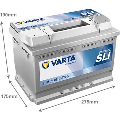 VARTA 574013068K262 Číslo výrobce: 574013068. EAN: 4016987167663.