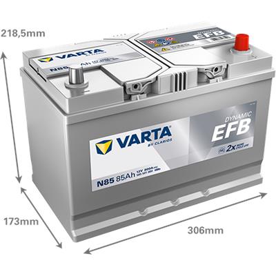 VARTA 585501080K262 Číslo výrobce: 585501080. EAN: 4016987167298.