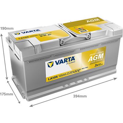 VARTA 840105095K312 Číslo výrobce: 840105095. EAN: 4016987167014.
