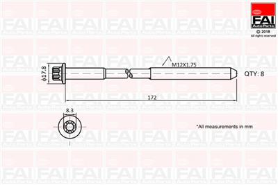 FAI AutoParts B1060 EAN: 5027049226159.