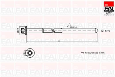 FAI AutoParts B1401 EAN: 5027049231146.