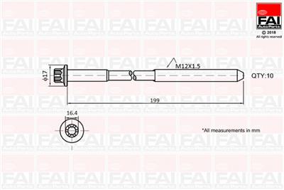 FAI AutoParts B1756 EAN: 5027049355569.