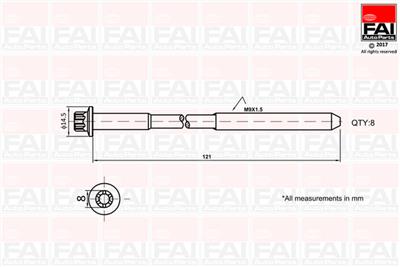 FAI AutoParts B2120 EAN: 5027049393776.