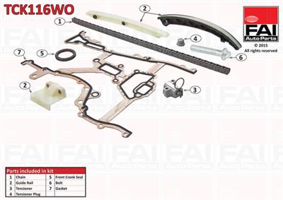 FAI AutoParts TCK116WO EAN: 5027049304826.