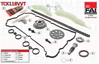 FAI AutoParts TCK118VVT EAN: 5027049304956.
