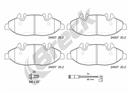 BRECK 24007 00 703 00 - Sada brzdových platničiek, vždy 4 kusy v sade