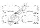BRECK 24046 00 701 10 - Sada brzdových platničiek, vždy 4 kusy v sade
