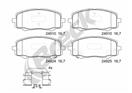 BRECK 24910 00 702 00 - Sada brzdových platničiek, vždy 4 kusy v sade