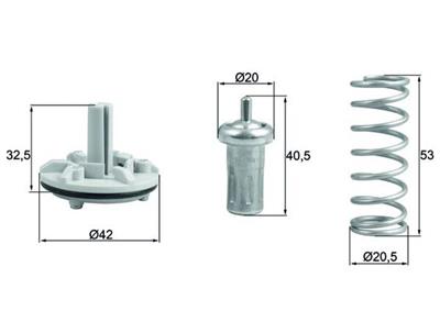 MAHLE ORIGINAL TX 183 80D Číslo výrobce: 72405940. EAN: 4009026957783.