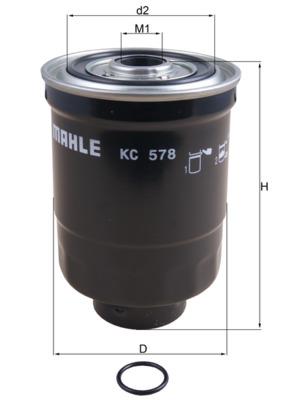MAHLE ORIGINAL KC 578D Číslo výrobce: 72410078. EAN: 4009026958902.