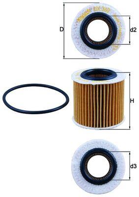 MAHLE ORIGINAL OX 360D Číslo výrobce: 76825863. EAN: 4009026502785.