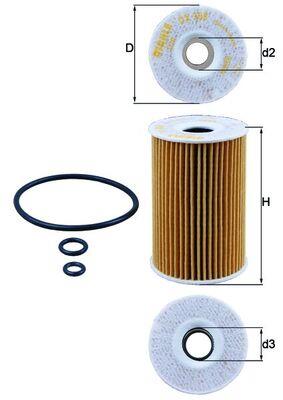 MAHLE ORIGINAL OX 388D Číslo výrobce: 70388228. EAN: 4009026724965.