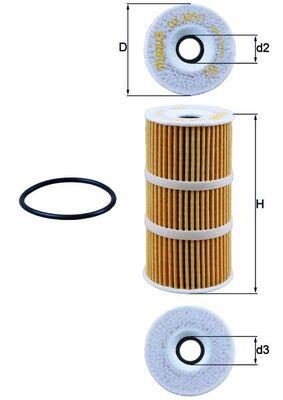 MAHLE ORIGINAL OX 389/1D Číslo výrobce: 70531332. EAN: 4009026767894.