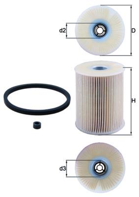 MAHLE ORIGINAL KX 231D Číslo výrobce: 70380778. EAN: 4009026718285.