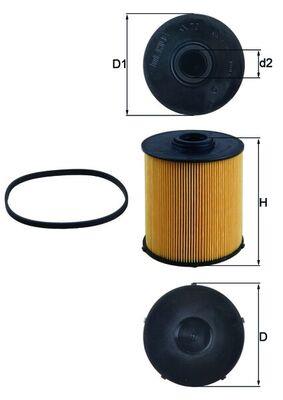 MAHLE ORIGINAL KX 70D Číslo výrobce: 79689233. EAN: 4009026083543.