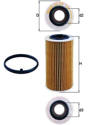 MAHLE ORIGINAL OX 379D Číslo výrobce: 70317084. EAN: 4009026508022.