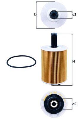 MAHLE ORIGINAL OX 188D Číslo výrobce: 78424707. EAN: 4009026106099.