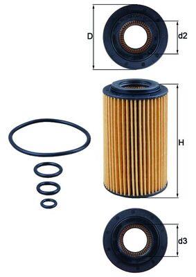 MAHLE ORIGINAL OX 153/7D Číslo výrobce: 78537755. EAN: 4009026203453.