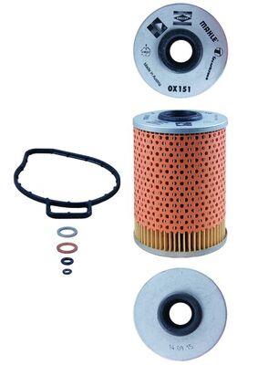 MAHLE ORIGINAL OX 151D Číslo výrobce: 78782799. EAN: 4009026036846.