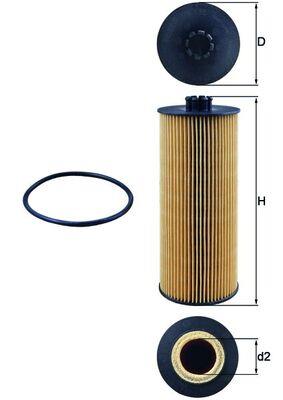 MAHLE ORIGINAL OX 155D Číslo výrobce: 78796450. EAN: 4009026039717.