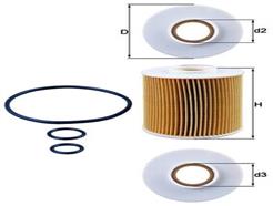 MAHLE ORIGINAL OX 163/4D