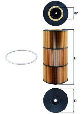 MAHLE ORIGINAL OX 832D Číslo výrobce: 70577898. EAN: 4009026886595.