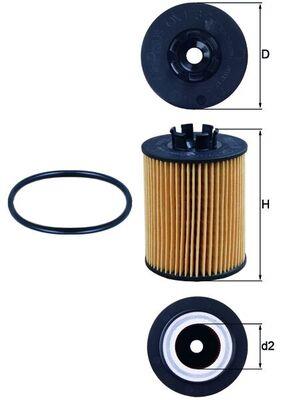 MAHLE ORIGINAL OX 173/2D Číslo výrobce: 72381130. EAN: 4009026941256.