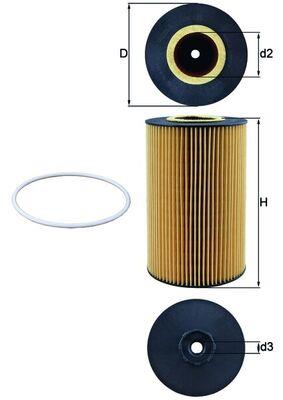 MAHLE ORIGINAL OX 425D Číslo výrobce: 70366711. EAN: 4009026601914.