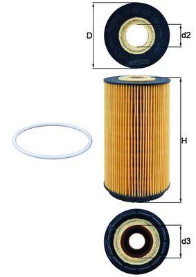 MAHLE ORIGINAL OX 557D Číslo výrobce: 70385092. EAN: 4009026720257.