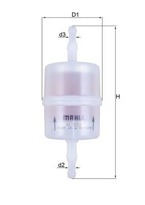 MAHLE ORIGINAL KL 1022 Číslo výrobce: 72411546. EAN: 4009026959176.