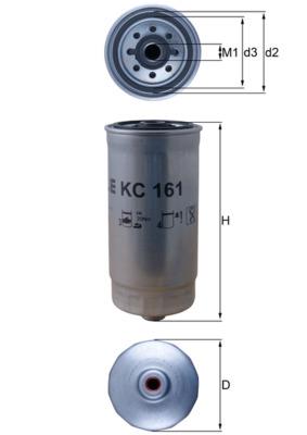 MAHLE ORIGINAL KC 161 Číslo výrobce: 76828669. EAN: 4009026502990.