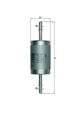 MAHLE ORIGINAL KL 181 Číslo výrobce: 79858531. EAN: 4009026011720.