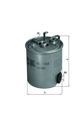 MAHLE ORIGINAL KL 188 Číslo výrobce: 72551229. EAN: 4009026402917.