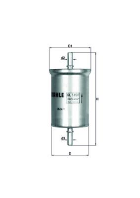 MAHLE ORIGINAL KL 165/1 Číslo výrobce: 70352950. EAN: 4009026511558.