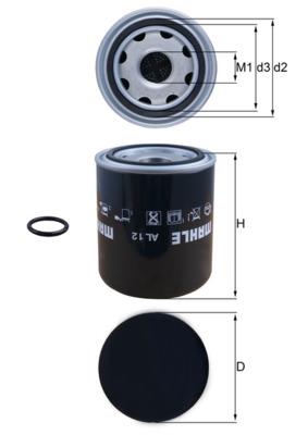 MAHLE ORIGINAL AL 12 Číslo výrobce: 78793135. EAN: 4009026039311.