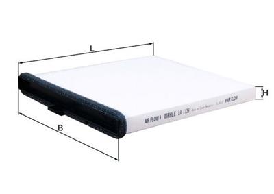 MAHLE ORIGINAL LA 1139 Číslo výrobce: 72435409. EAN: 4009026968581.