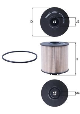 MAHLE ORIGINAL KX 67/2D Číslo výrobce: 76558696. EAN: 4009026309445.
