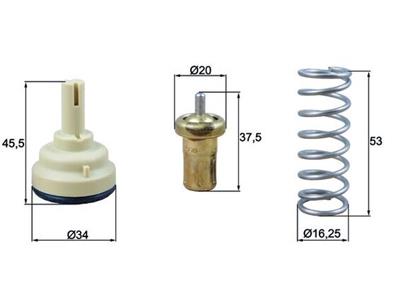 MAHLE ORIGINAL TX 181 105D Číslo výrobce: 72405925. EAN: 4009026957738.