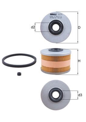 MAHLE ORIGINAL KX 79D Číslo výrobce: 79805243. EAN: 4009026089507.
